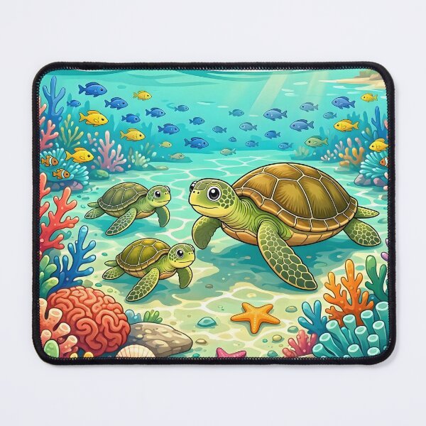 Item preview, Sea Turtle Coral Reef Ocean Paradise designed and sold by Herodestroyer.