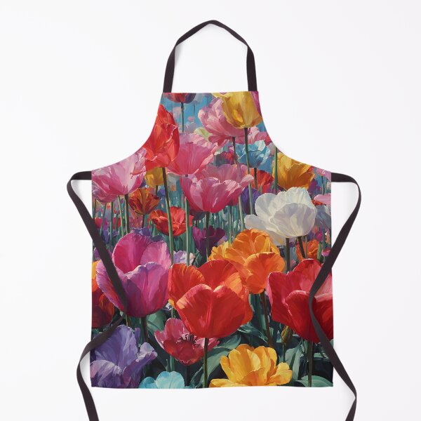 Item preview, Decorative Tulips Painting Contemporary Floral Design designed and sold by AutoPopStudio.