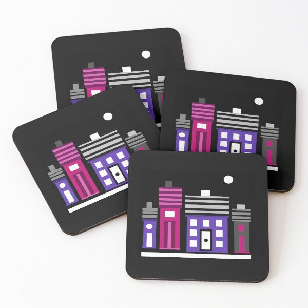 Item preview, Colorful Geometric Cityscape designed and sold by Elaine M Hayward .