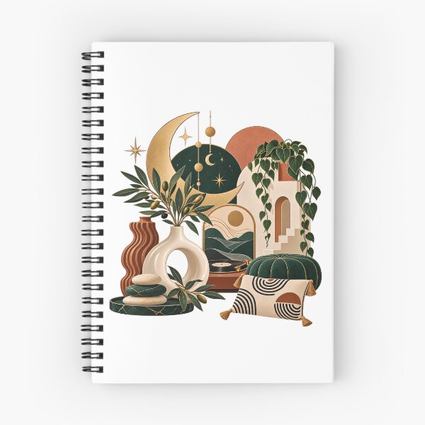 Item preview, Celestial Moon Boho Botanical Decor designed and sold by RetroPop23.