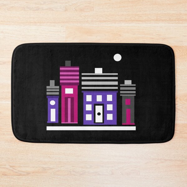 Item preview, Colorful Geometric Cityscape designed and sold by Elaine M Hayward .