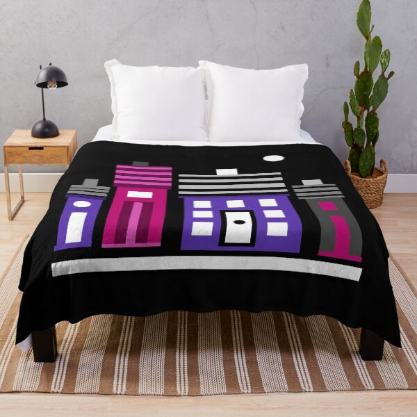 Item preview, Colorful Geometric Cityscape designed and sold by Elaine M Hayward .