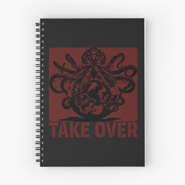Item preview, Kraken Octopus "Take Over" Eldritch Horror Grunge Art designed and sold by Cipher & Soul.