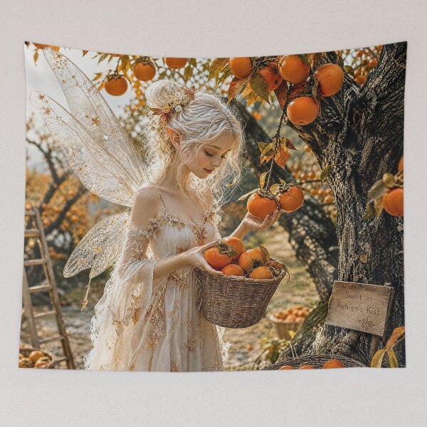 Item preview, Persimmon Orchard Fairy Harvest designed and sold by Storybook Botanica.