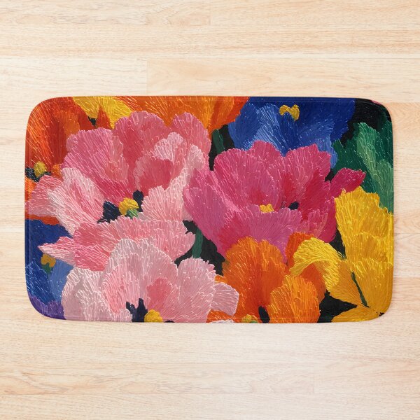 Item preview, Impressionist Tulips Painting Colorful Brushwork Art designed and sold by AutoPopStudio.