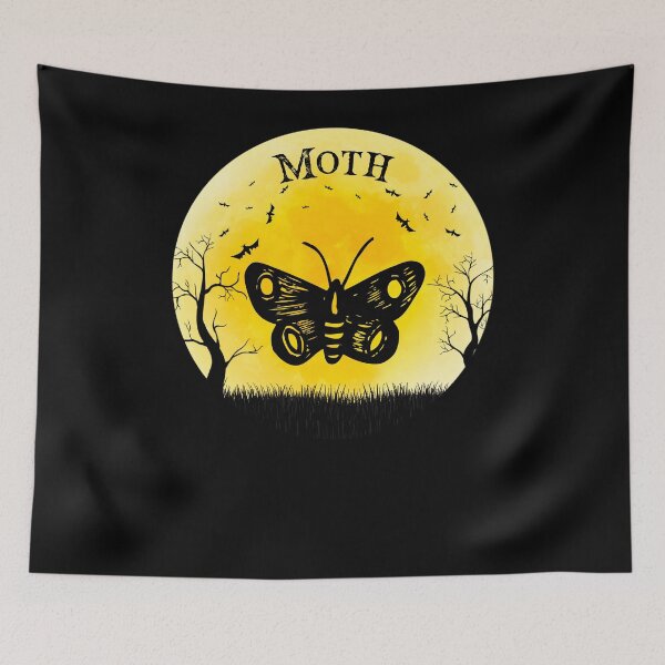 Item preview, Moth Halloween Vintage Retro Moon designed and sold by cgocgy.