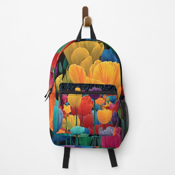 Item preview, Wild Tulips Painting Rustic Country Garden Artwork designed and sold by AutoPopStudio.