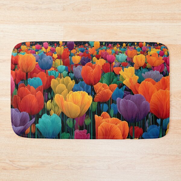 Item preview, Wild Tulips Painting Rustic Country Garden Artwork designed and sold by AutoPopStudio.