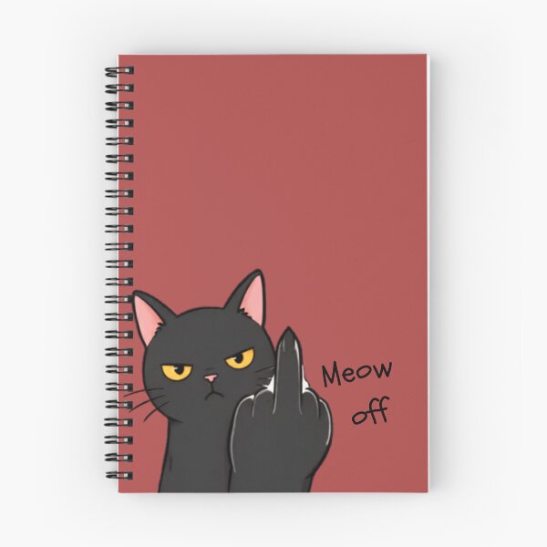 Item preview, Angry Black Cat Middle Finger designed and sold by zmsl.