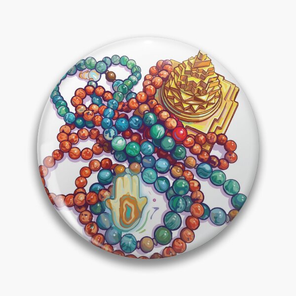 Item preview, Hindu Durga Yantra and Beads designed and sold by Azadi-Tree.