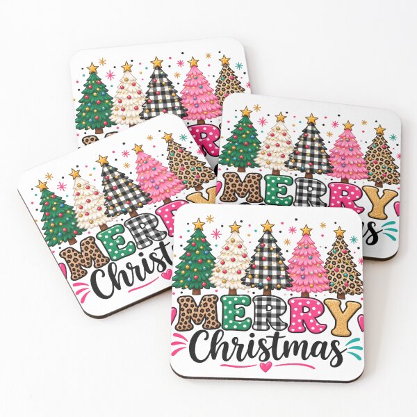 Item preview, Merry Christmas Colorful Patterned Christmas Trees designed and sold by palozashop.