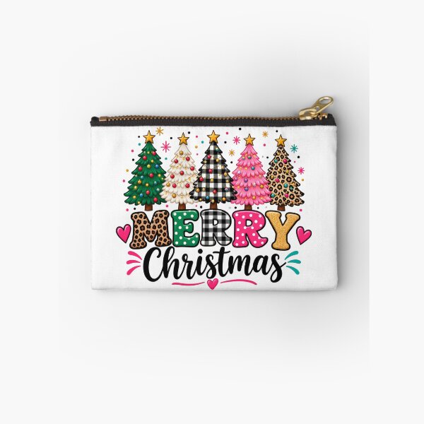 Item preview, Merry Christmas Colorful Patterned Christmas Trees designed and sold by palozashop.