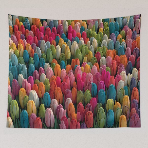 Item preview, Chic Tulips Painting Minimal Floral Wall Print designed and sold by AutoPopStudio.