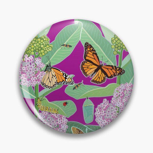 Item preview, Milkweed Microcosm of Butterflies and Pollinators designed and sold by Jedi-Artist.