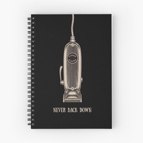 Item preview, Vintage Barber Clipper Never Back Down T-Shirt designed and sold by Barber MD Culture.