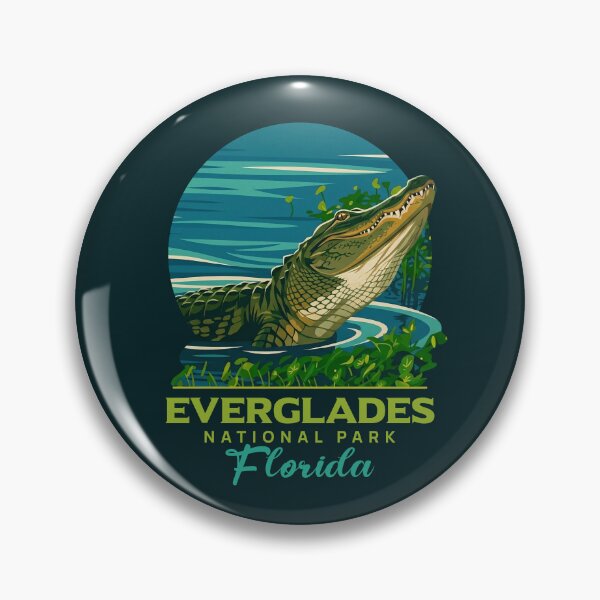 Item preview, Everglades National Park Florida Alligator Vintage Art designed and sold by LinaValearte.