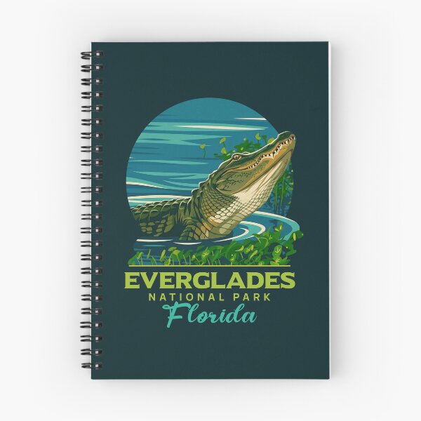 Item preview, Everglades National Park Florida Alligator Vintage Art designed and sold by LinaValearte.