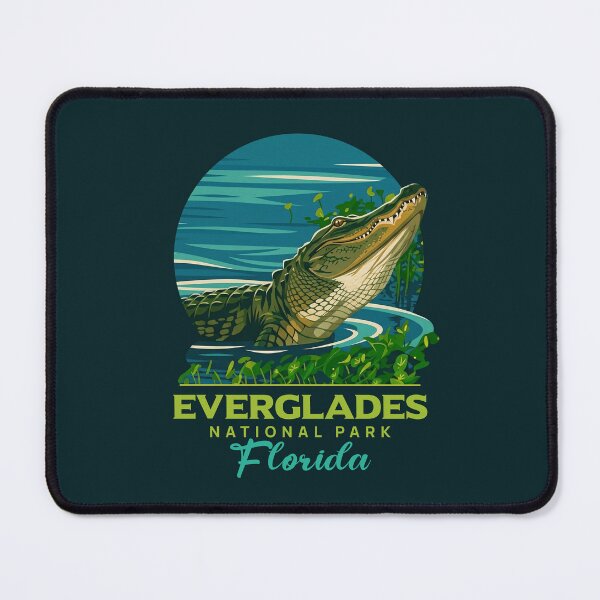 Item preview, Everglades National Park Florida Alligator Vintage Art designed and sold by LinaValearte.