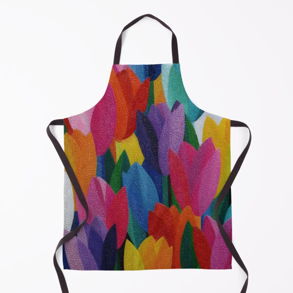 Item preview, Sunny Yellow Tulips Artwork Bright Spring Flowers designed and sold by AutoPopStudio.