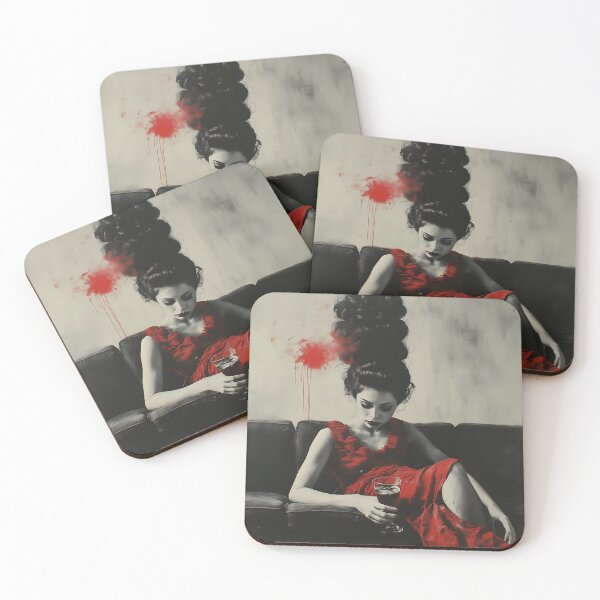 Item preview, Retro Suburban Cool Beehive Woman Portrait  designed and sold by UrbanTempleArt.