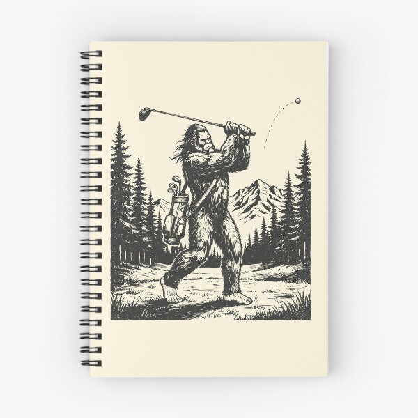 Item preview, Bigfoot Golfer Swing Funny Sasquatch Golfing Cryptid  designed and sold by Y-Vibes.