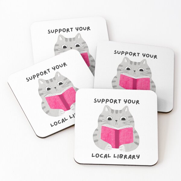 Item preview, Support Your Local Library Sticker designed and sold by rilamofushop.