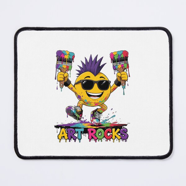 Item preview, Art Rocks Punk Mohawk Emoji Artist Fun Graffiti Style Design designed and sold by SaltCreatives.