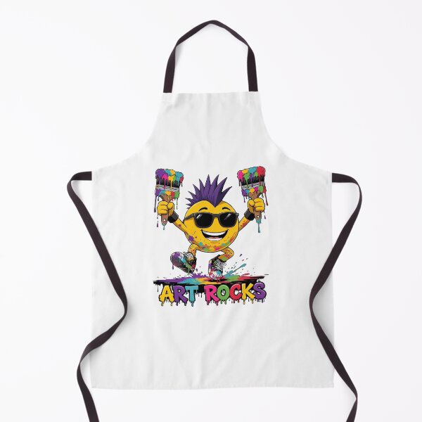 Item preview, Art Rocks Punk Mohawk Emoji Artist Fun Graffiti Style Design designed and sold by SaltCreatives.
