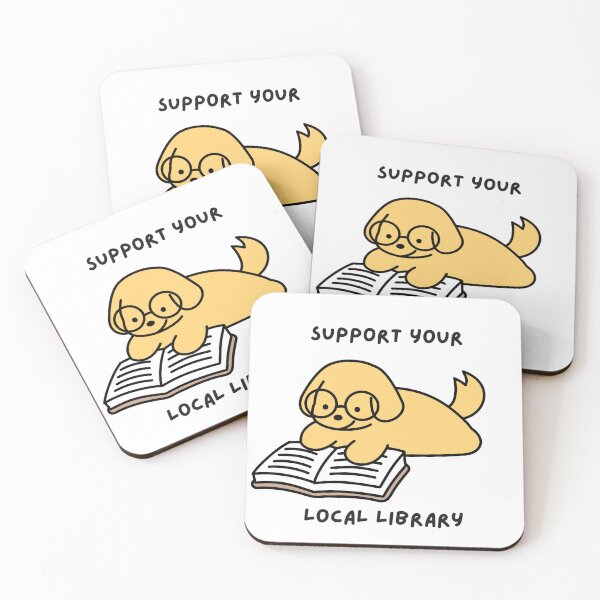 Item preview, Support Your Local Library Sticker designed and sold by rilamofushop.