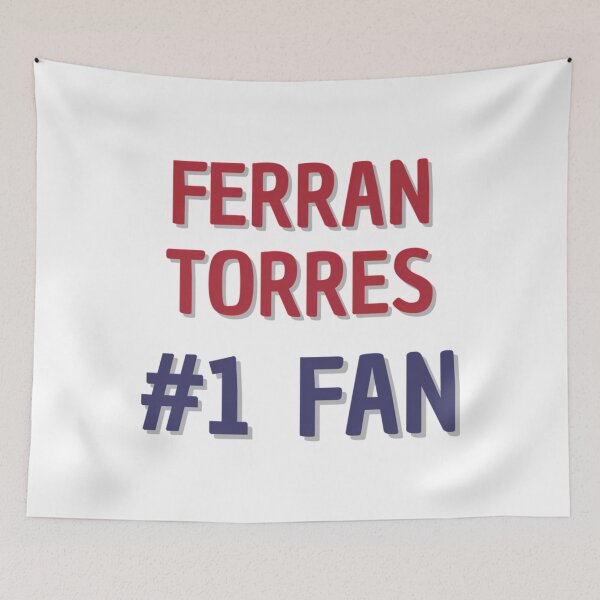 Item preview, Ferran Torres - 1 Fan designed and sold by BettyannHenley.