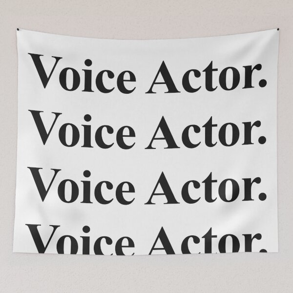 Item preview, VOICE ACTOR designed and sold by oddwonders.