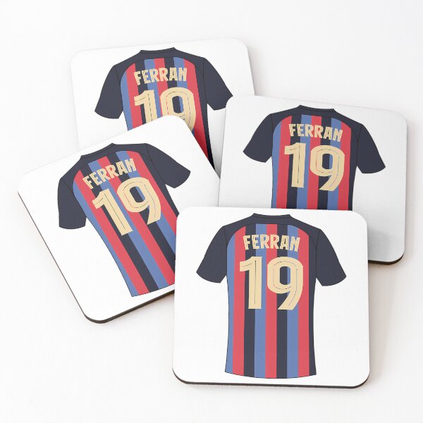 Item preview, Ferran Torres Barcelona Football Jersey Number 19 designed and sold by BettyannHenley.