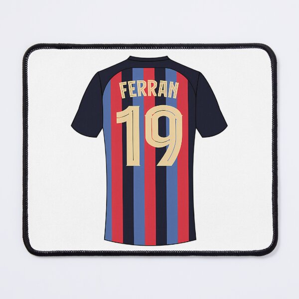 Item preview, Ferran Torres Barcelona Football Jersey Number 19 designed and sold by BettyannHenley.