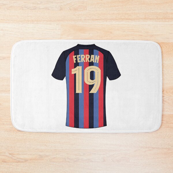 Item preview, Ferran Torres Barcelona Football Jersey Number 19 designed and sold by BettyannHenley.