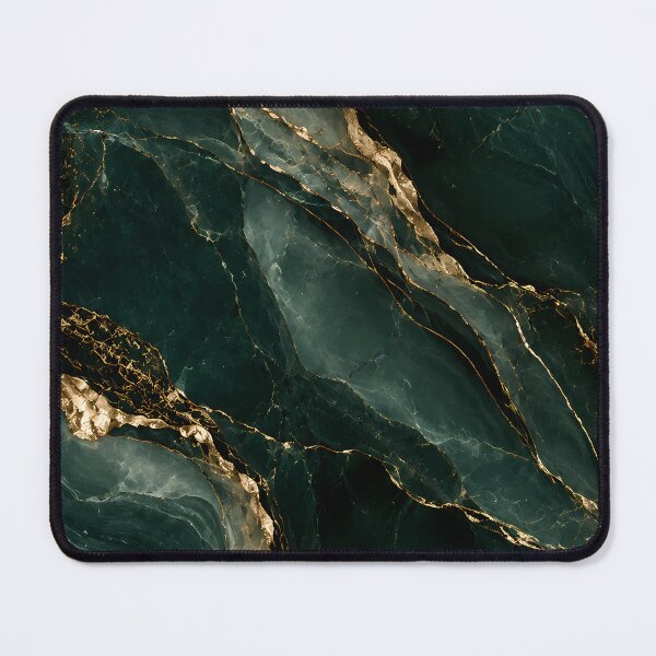 Item preview, Emerald Green Marble & Gold – Luxury Stone Pattern designed and sold by VOLLOS.