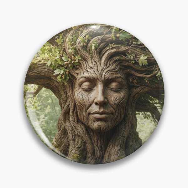 Item preview, Mother Nature Ancient Tree Spirit Fantasy Art designed and sold by AfresStudio.