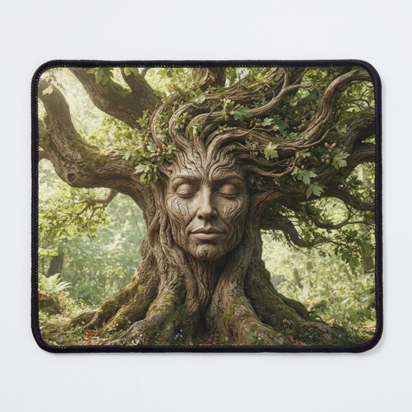 Item preview, Mother Nature Ancient Tree Spirit Fantasy Art designed and sold by AfresStudio.