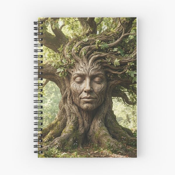 Item preview, Mother Nature Ancient Tree Spirit Fantasy Art designed and sold by AfresStudio.