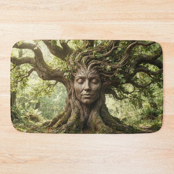 Item preview, Mother Nature Ancient Tree Spirit Fantasy Art designed and sold by AfresStudio.