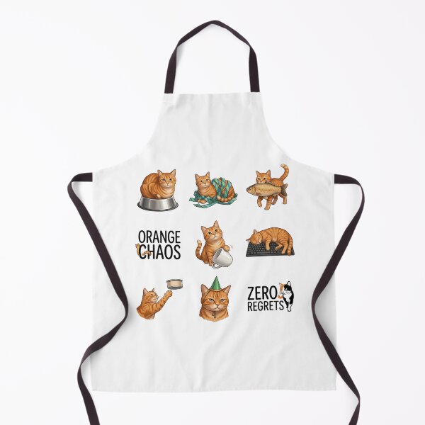Item preview, Cute Orange Tabby Antics Sticker Sheet Grid Set designed and sold by mood-draftsman.