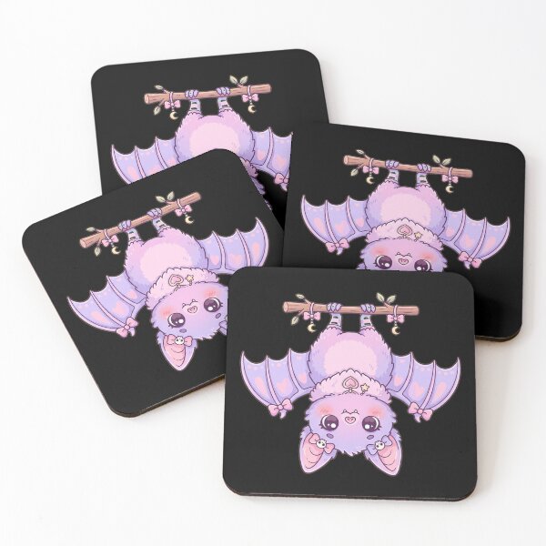 Item preview, Cute Pastel Goth Bat - Kawaii Halloween designed and sold by AOG-DESIGNS.