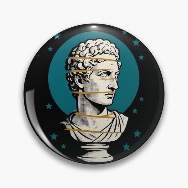 Item preview, Fractured Classical Bust Graphic Illustration designed and sold by The Mellonaire.