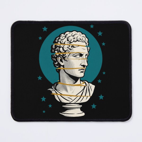Item preview, Fractured Classical Bust Graphic Illustration designed and sold by The Mellonaire.
