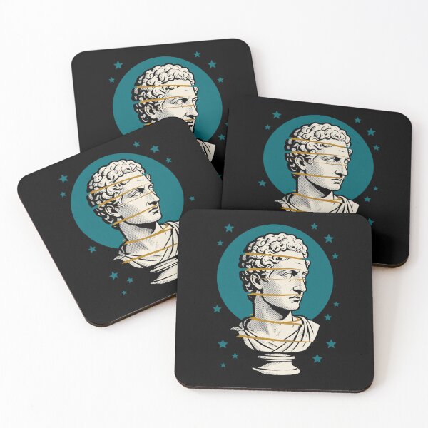 Item preview, Fractured Classical Bust Graphic Illustration designed and sold by The Mellonaire.