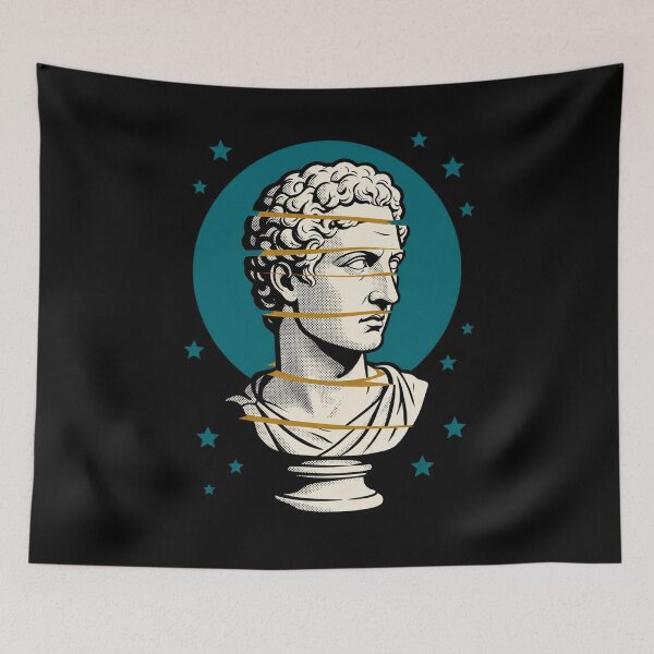 Item preview, Fractured Classical Bust Graphic Illustration designed and sold by The Mellonaire.