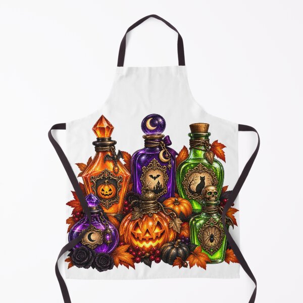 Item preview, Halloween Potion Bottles – Gothic Magical Apothecary Collection designed and sold by Clothes With Smiling Animals Walt Gral.