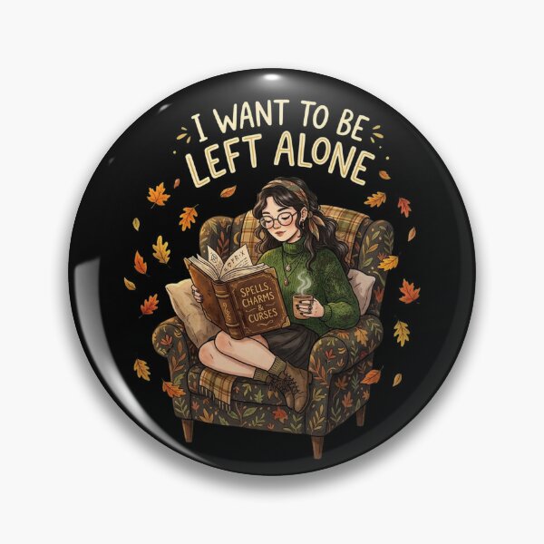 Item preview, I Want To Be Left Alone - Cozy Introverted Witch designed and sold by AOG-DESIGNS.