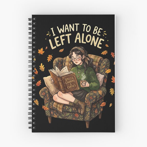 Item preview, I Want To Be Left Alone - Cozy Introverted Witch designed and sold by AOG-DESIGNS.