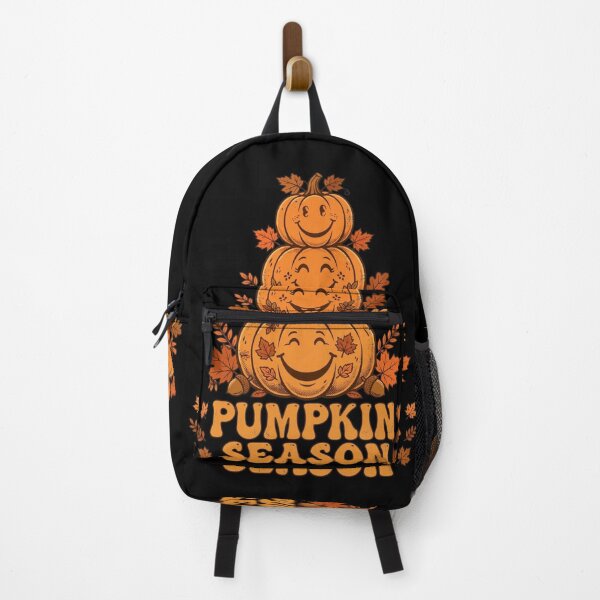 Item preview, Retro Pumpkin Season Stacked Smiley Pumpkins – Cute Autumn Vibe designed and sold by SDKENERGY.