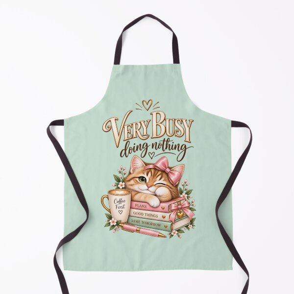 Item preview, Very Busy Doing Nothing – Cute Cat Planner Aesthetic designed and sold by HO•Designs.